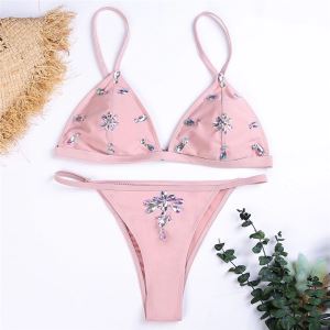 Costum de baie cu diamante solide