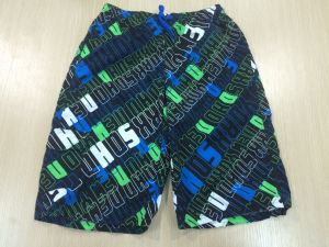 Costum de baie bărbați neon verde cu ridicata fără logo