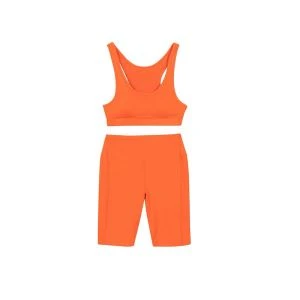 Femei Yoga Seturi scurte de neon din două piese